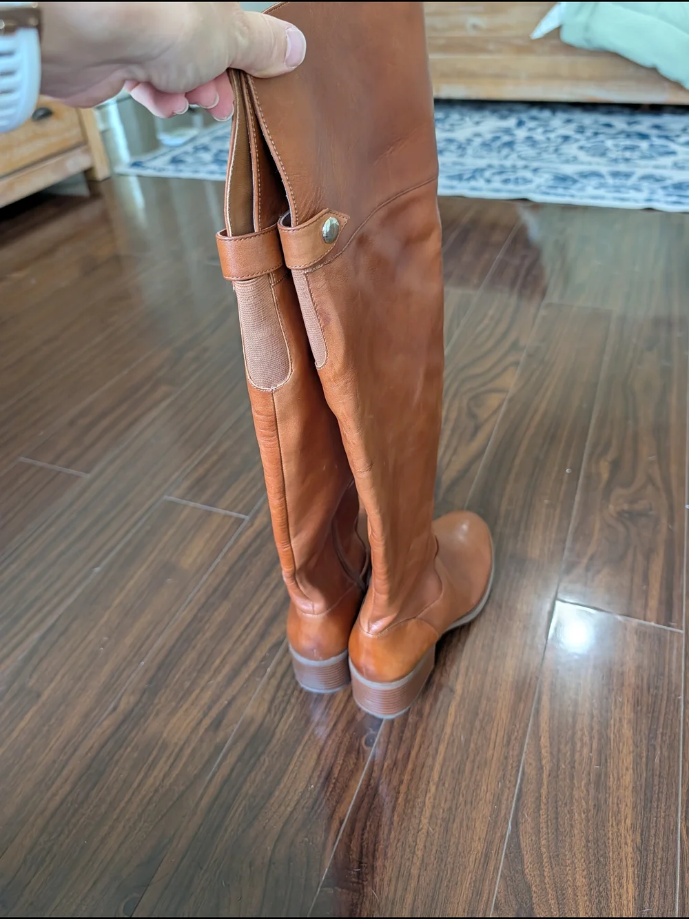 Karmenn Leather Over-The-Knee Riding Boots By INC International